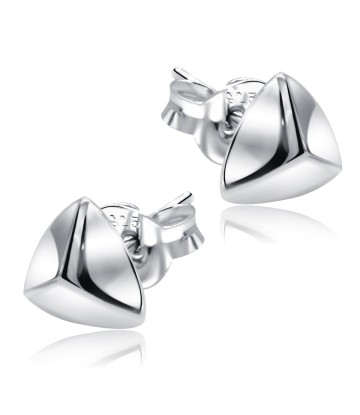 Triangle Shaped Silver Ear Stud STS-5503